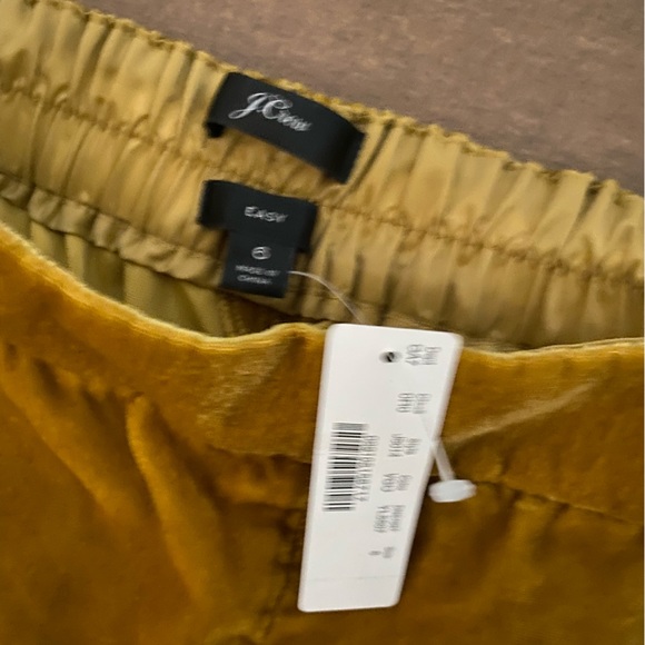 Jcrew size six gold velvet pants - new with tags - Picture 2 of 3